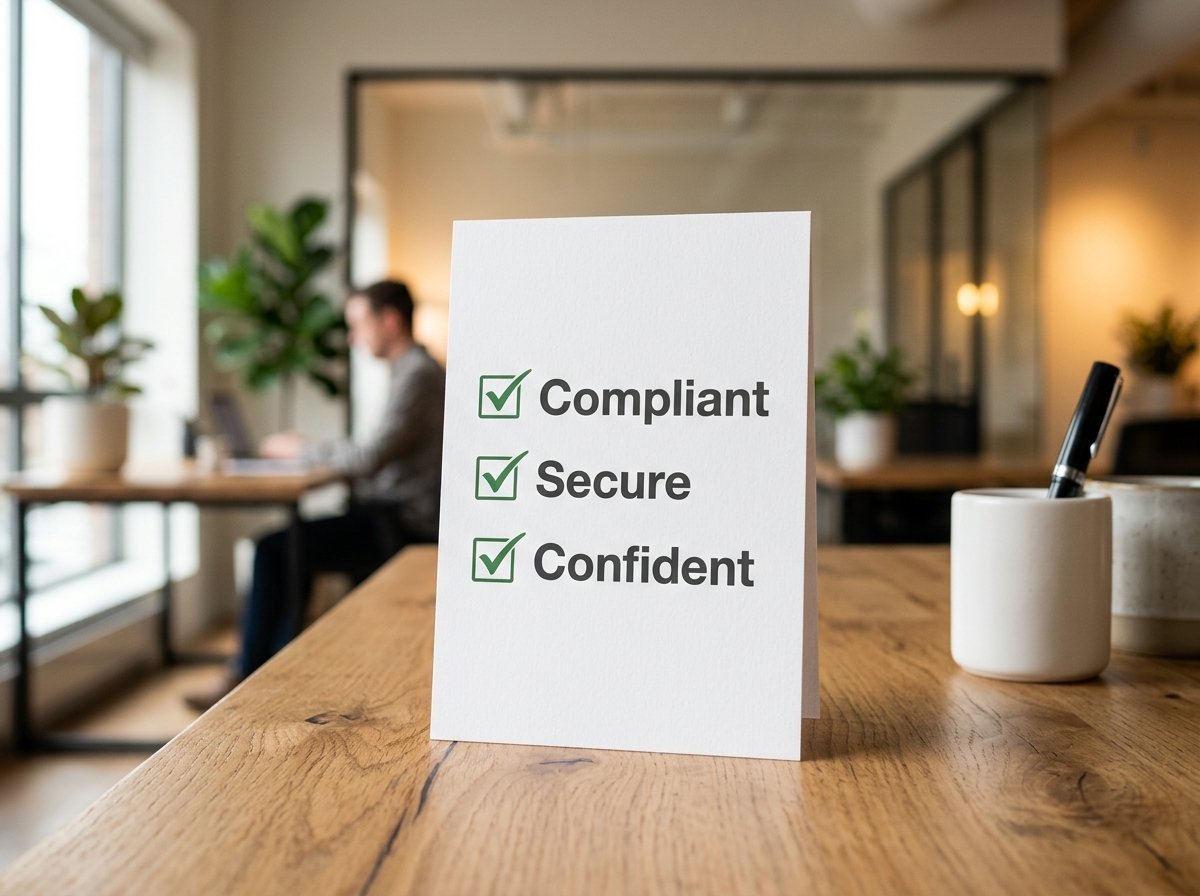 Compliant Secure Confident Checklist